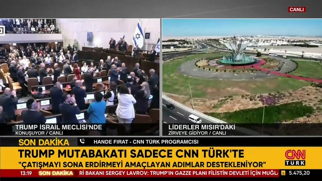 Trump mutabakatı sadece CNN TÜRK'te! Hande Fırat detayları canlı yayında paylaştı