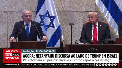 Netanyahu agradece Trump e diz que ele “está na história de todo mundo”