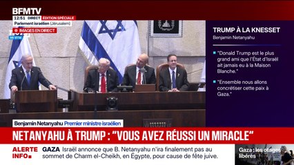 "Je tends la main à tous ceux qui cherchent à faire la paix avec nous", déclare Benjamin Netanyahu