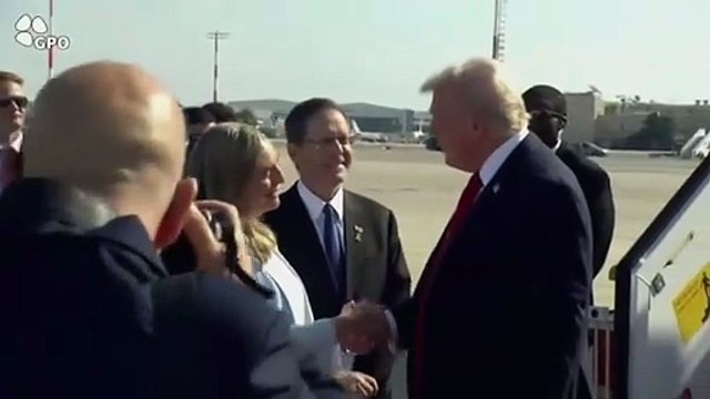 Red carpet rolled out for Trump as Netanyahu welcomes him to Israel