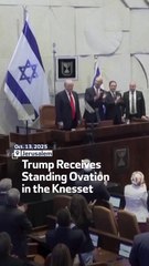 Trump Receives Standing Ovation in the Knesset