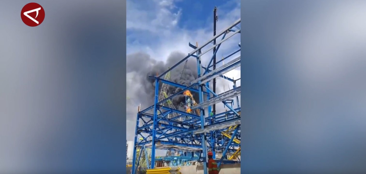 Polisi telusuri penyebab kebakaran pabrik pengolah nikel, Morowali