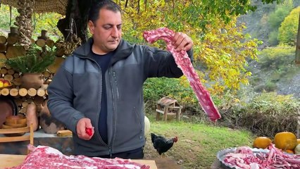 The Amazing Taste of Lamb in Tandoor! Traditional Azerbaijani Food