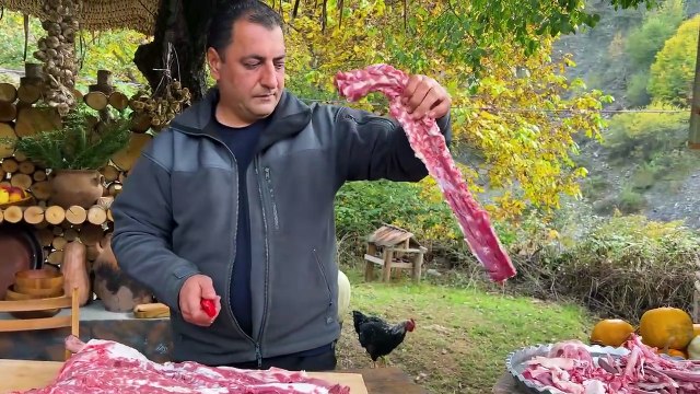 The Amazing Taste of Lamb in Tandoor! Traditional Azerbaijani Food