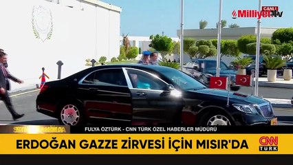 Dünyanın gözü Gazze Zirvesi'nde! Cumhurbaşkanı Erdoğan'ı Mısır lideri Sisi karşıladı