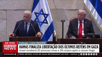 “Você salvou a vida de nossos reféns”, diz líder da oposição de Israel a Trump