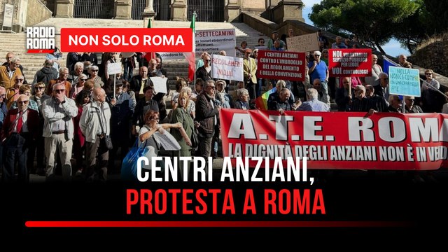 Centri anziani, a Roma la protesta delle associazioni contro il nuovo regolamento