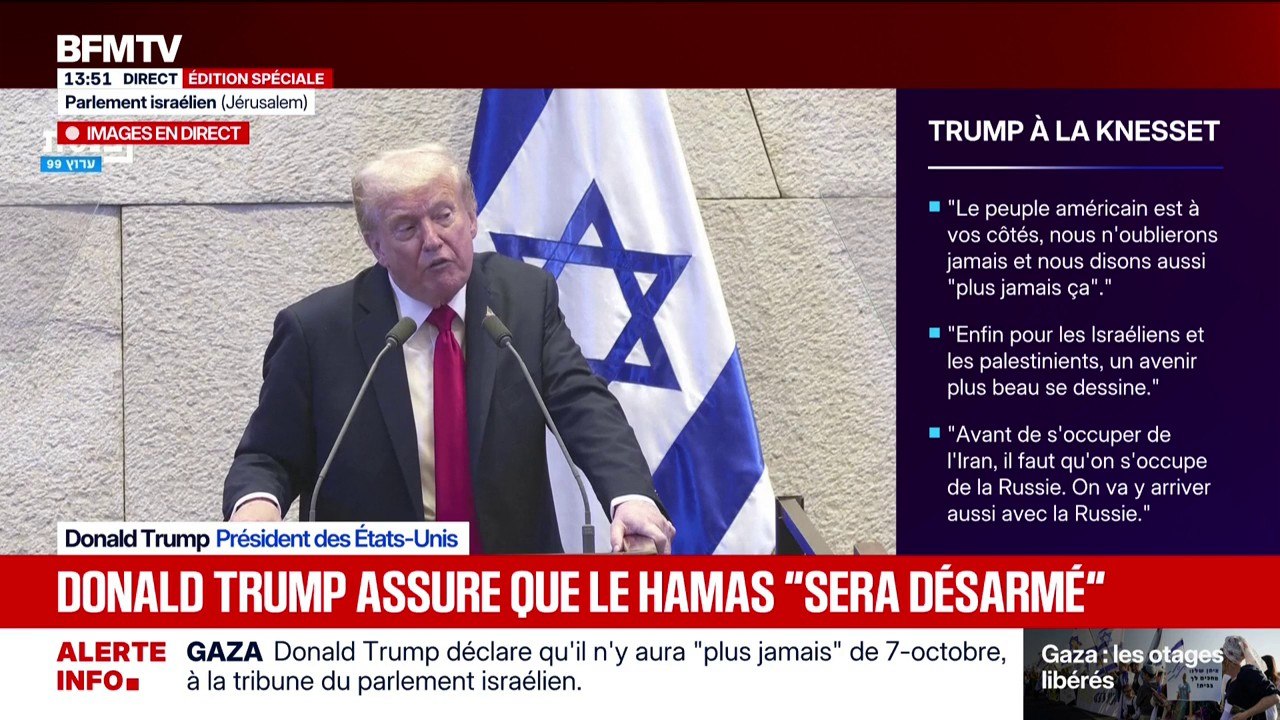 Donald Trump rend hommage "aux pays arabes et musulmans pour leur engagement et leur soutien dans la reconstruction de la bande de Gaza"