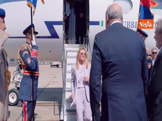 Meloni arriva in Egitto per firma accordi pace Gaza
