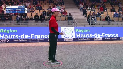 Championnats du Monde féminins de pétanque 2025 - Triplette Demi Finale 1