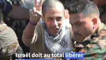 Joie après la libération des prisonniers palestiniens
