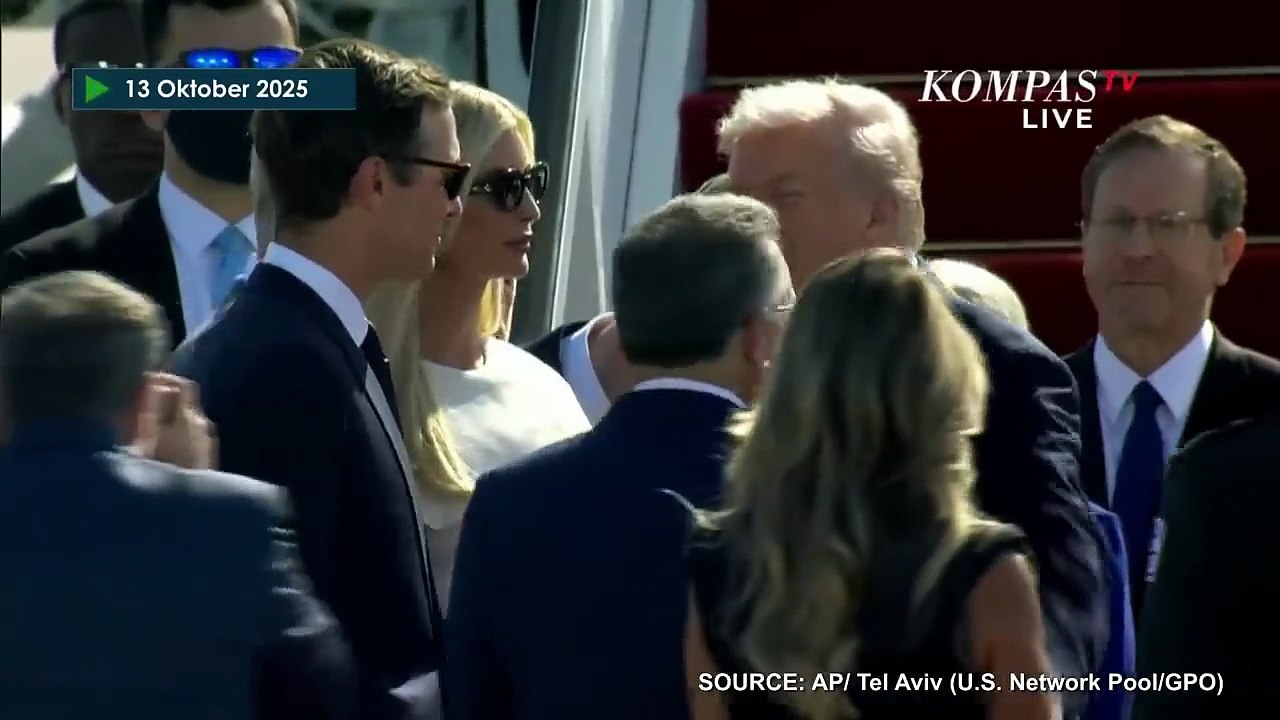 Detik-Detik Trump Tiba di Israel Jelang KTT Perdamaian Gaza