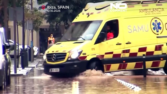 Tempestade Alice atinge leste de Espanha e Ilhas Baleares