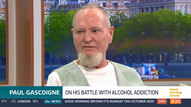 Paul Gascoinge on alcohol addiction and new book