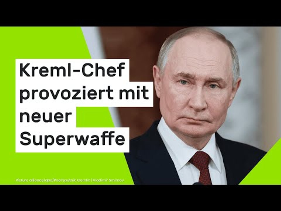 Wladimir Putin: Kreml-Chef provoziert mit neuer Superwaffe – Trump im Visier
