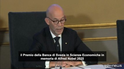 Nobel per l'Economia assegnato a Mokyr, Aghion e Howitt
