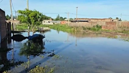 VIDEO: calles inundadas en Villa Floresta