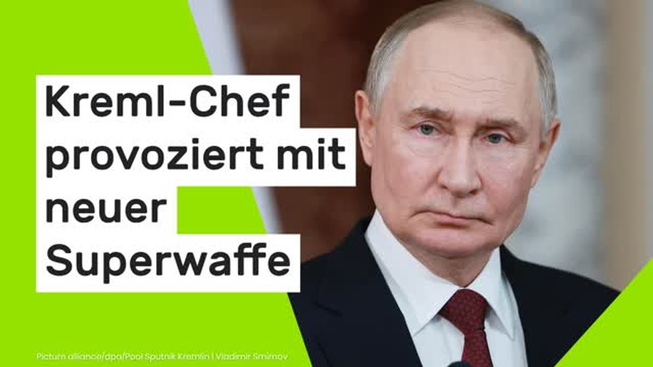 Wladimir Putin: Kreml-Chef provoziert mit neuer Superwaffe – Trump im Visier