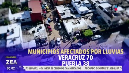 Las fuertes lluvias provocan severos daños en México