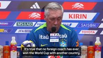 Ancelotti eyes World Cup history with Brazil