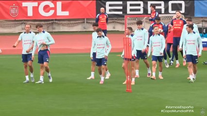 Entrenamiento completo de la selección española previo al España vs. Bulgaria| Mundial 2026