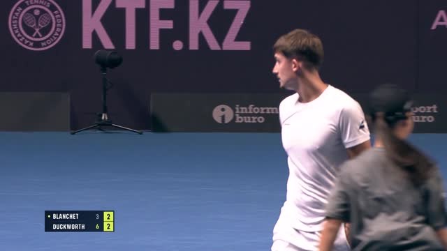 Almaty - Blanchet sorti par Duckworth au premier tour
