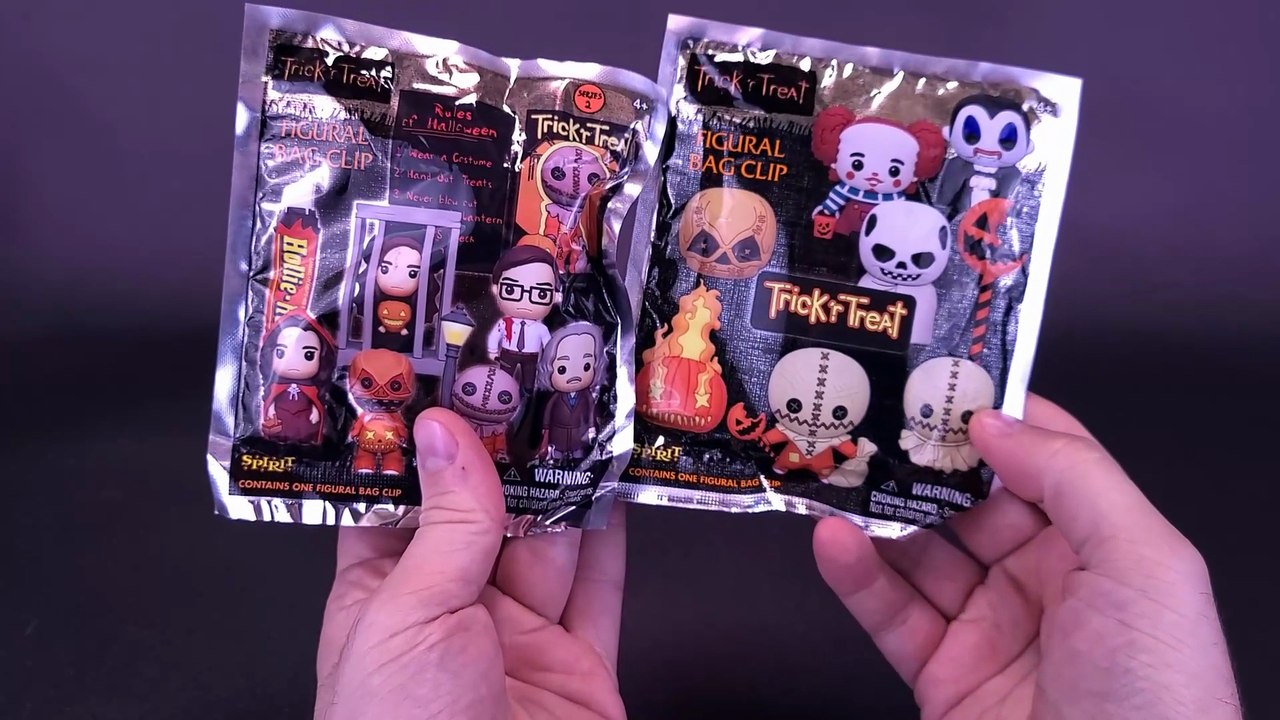 Monogram International Trick R Treat Figural Bag Clips Blind Bags!