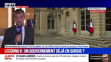 Lecornu II: "Nous sommes prêts à assurer une stabilité pour le pays, dans l'intérêt supérieur de la nation, mais au prix de mesures de justice", affirme Romain Eskenazi (PS)