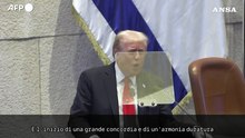 Trump: "Questa e' l'alba storica di un nuovo Medio Oriente"