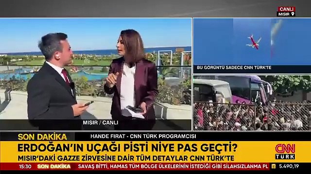 Cumhurbaşkanı Erdoğan'ın uçağı pisti neden pas geçti? Hande Fırat CNN Türk'te açıkladı
