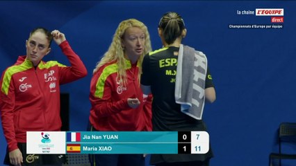 Tennis de table - Le replay du 2e tour par équipe du chpt d'Europe - P1 - Replay