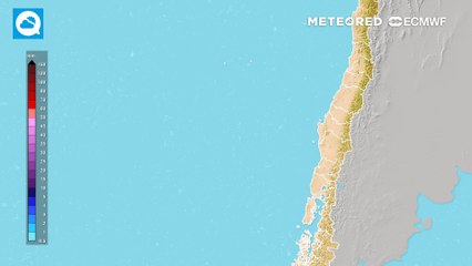Martes (14) inician las lluvias en Chile centro sur