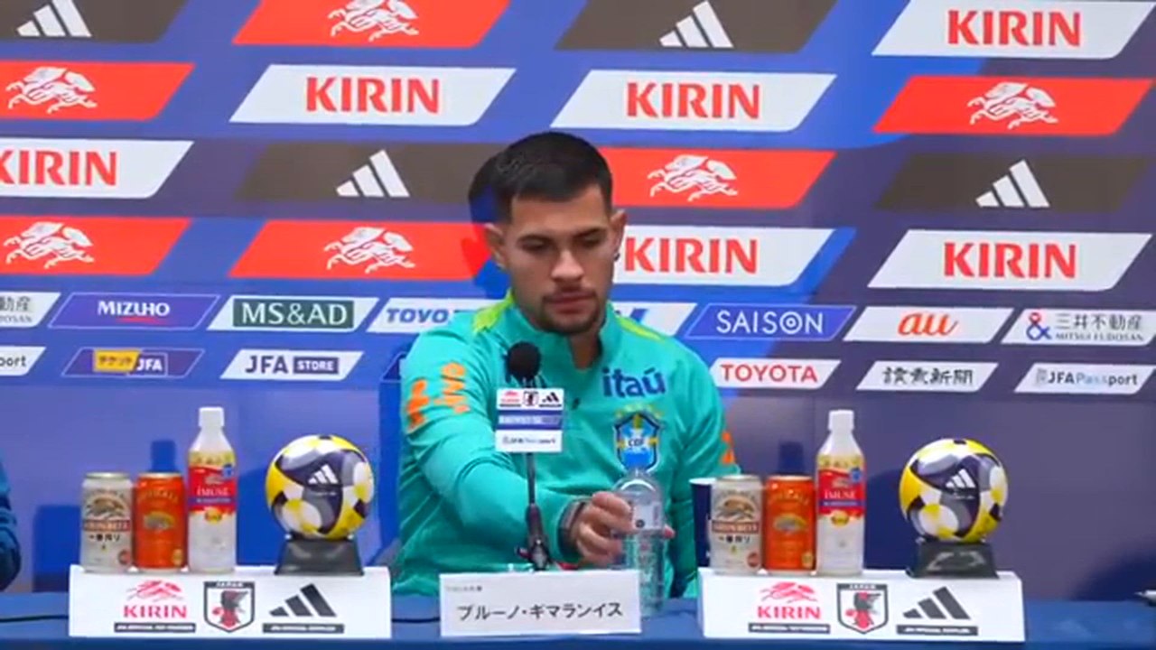 Coletiva de imprensa da Seleção Brasileira Guimaraes y Ancelotti