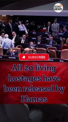 BREAKING: All 20 living hostages have been released by Hamas