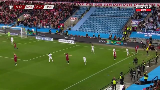 Noruega 5-0 Israel | Resumen | Eliminatorias Europeas