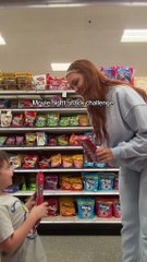 We both enjoyed this a little too much😂🤭 #savannahdexter #movienight #snackchallenge #bonusson #bonusmom