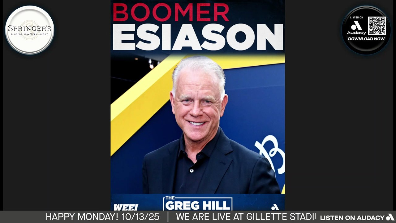 NFL legend Boomer Esiason joins! What does Esiason make of Drake Maye, Vrabel and Patriots?