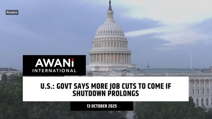 U.S.: Govt says more job cuts to come if shutdown prolongs