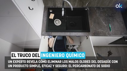 Soy ingeniero químico y éste es el sencillo truco para que tus desagües dejen de oler: "La mejor solución"