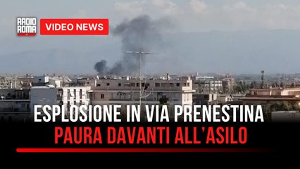 Esplosione in via Prenestina, paura davanti all’asilo