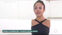 Bailarina que nasceu sem os dois braços encanta o mundo da dança