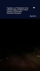 Graban a fantasma en la carretera a Cedros