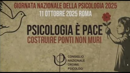 Psicologia come promotrice di pace a convegno del Cnop a Roma