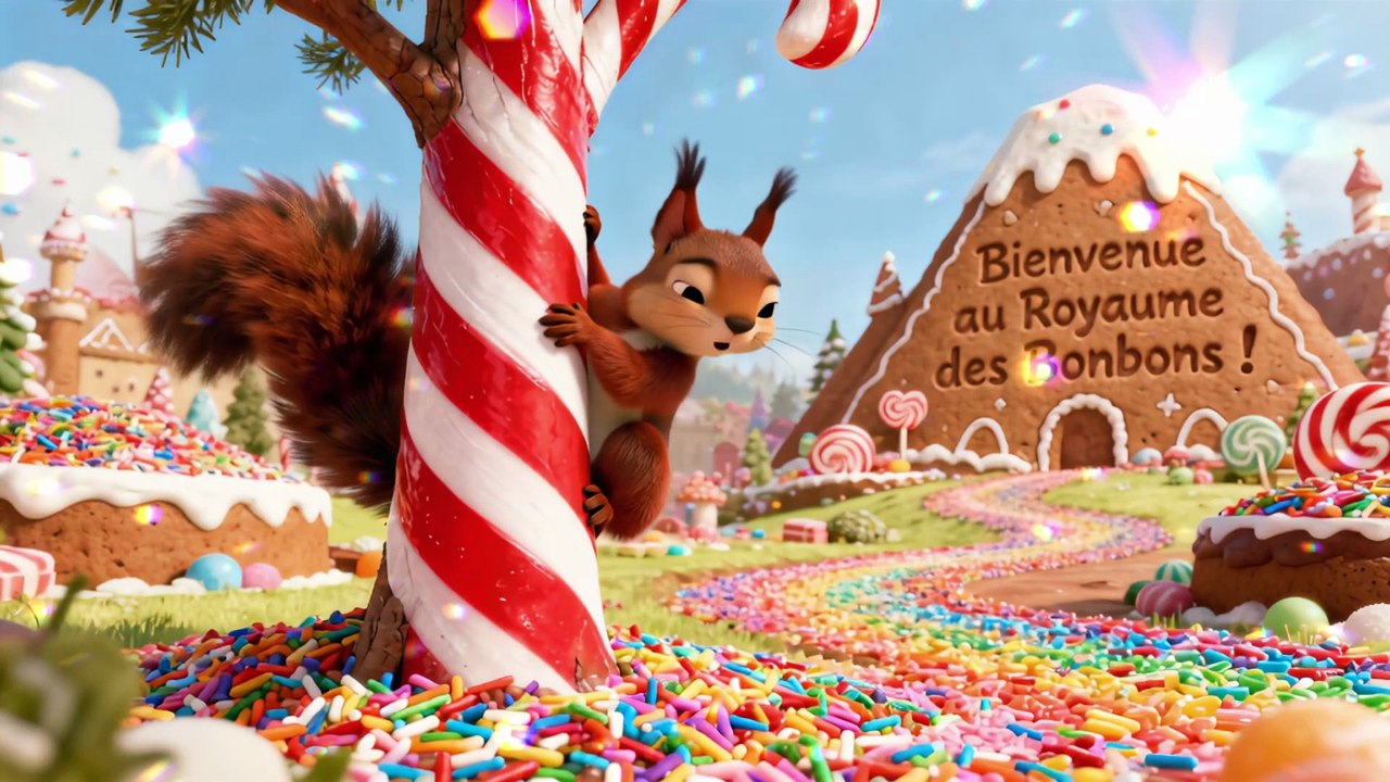 Royaume des Bonbons 🍭🎶 La Danse Magique des Animaux