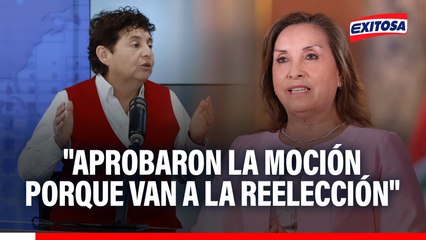 Susel Paredes sobre vacancia de Dina Boluarte: "Aprobaron la moción porque van a la reelección y necesitaban desprenderse de ella"