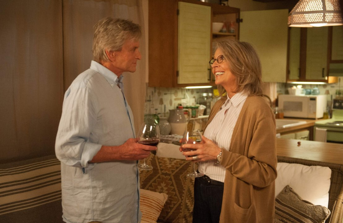 Michael douglas würdigt diane keaton
