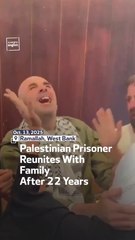 Palestinian Prisoner Reunites With Family After 22 Years