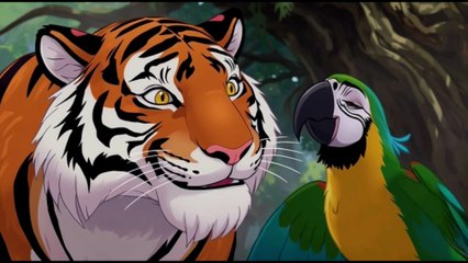 চালাক টিয়া VS ধূর্ত টাইগার | বাঙালি কার্টুন | নৈতিক গল্প