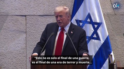Trump recibido como un héroe en Israel: "Es el amanecer histórico de un nuevo Oriente Próximo"