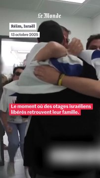 Les cris, les larmes et la joie des retrouvailles entre les ex-otages et leurs proches : Regardez ces images bouleversantes que personne n'oubliera... Vidéo